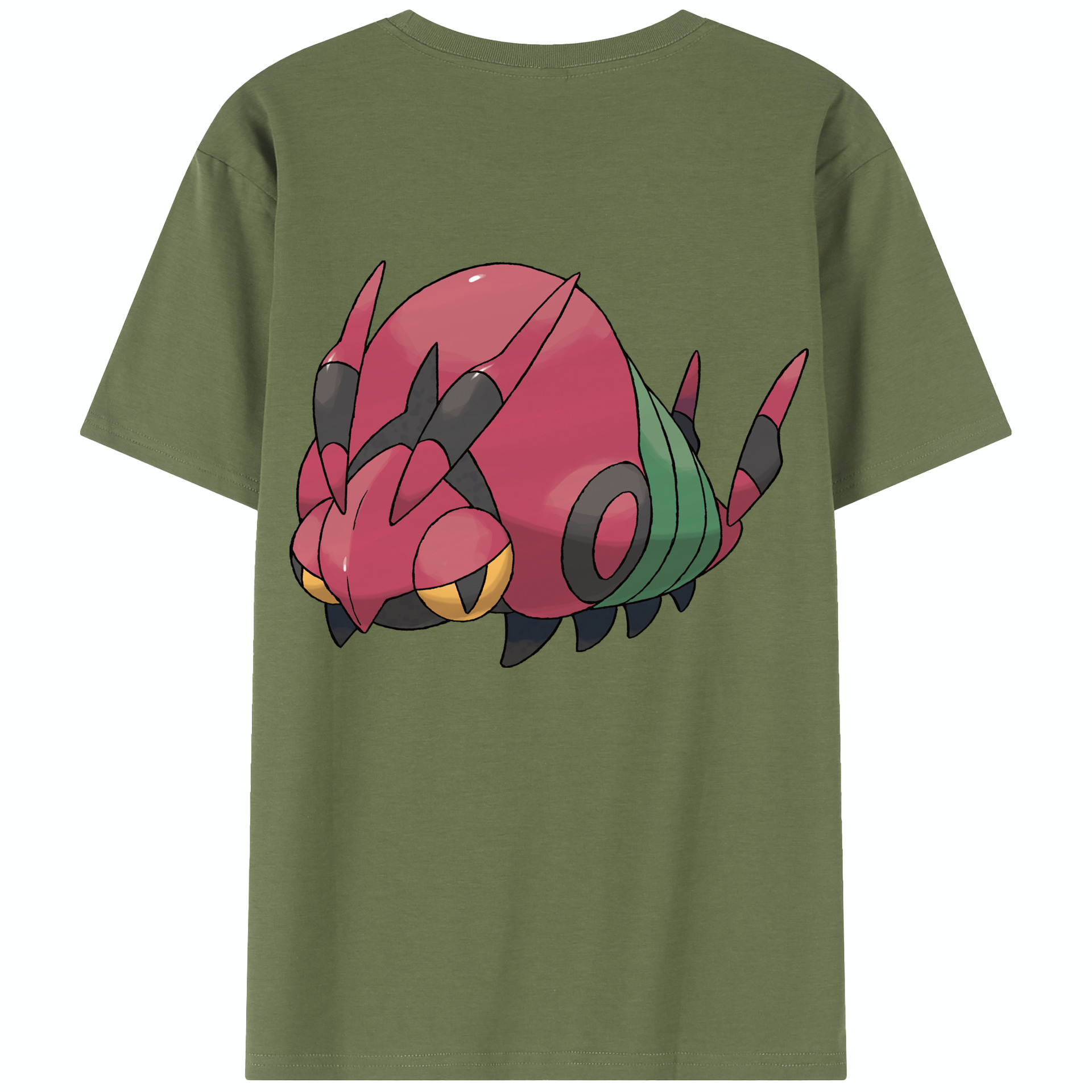 （画像用） ポケットモンスター Pokémon 綿100％半袖Tシャツ（背面プリント）